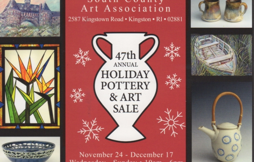 South County Art Association 47th Annual Holiday Pottery and Art Sale 11/24-12/17 WED-SUN 10am-6pm