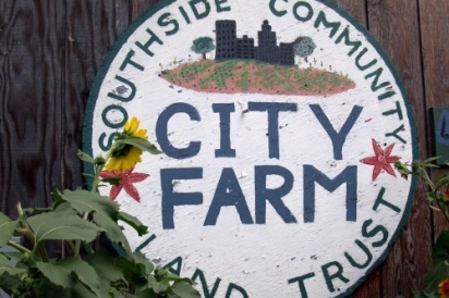 City Farm sign