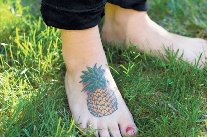 tattoo of a pineapple