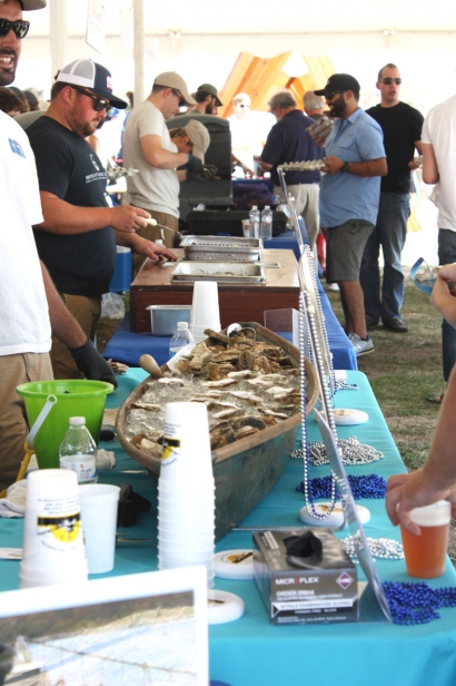 Rhode Island oysters at the Festival