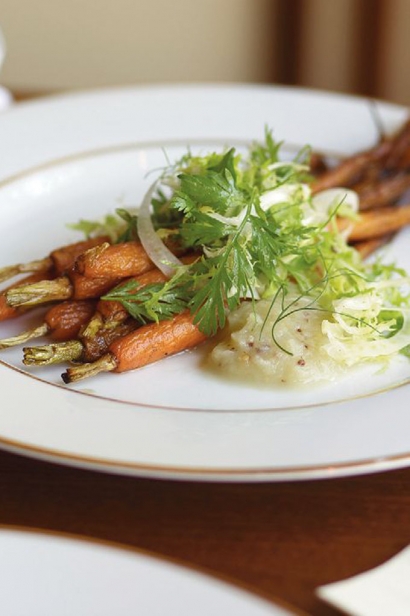 Roasted carrots with fennel at Faust