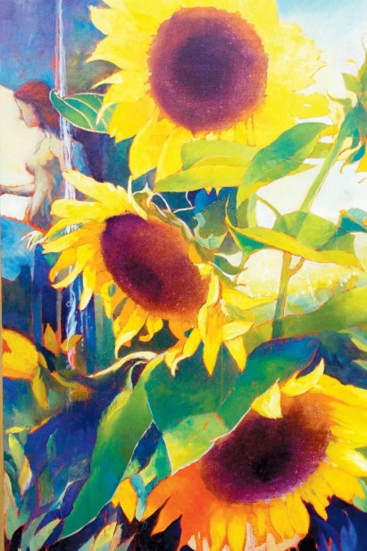 Final Flavor Sunflower Illustration by Mike Bryce