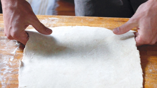 Shaping Pie Dough