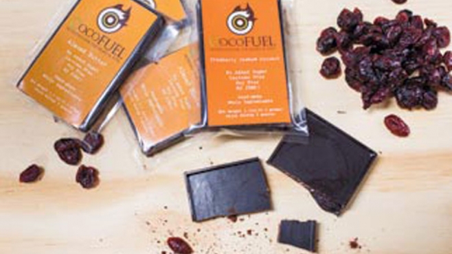 Locally sourced ingredients in CocoFuel chocolate