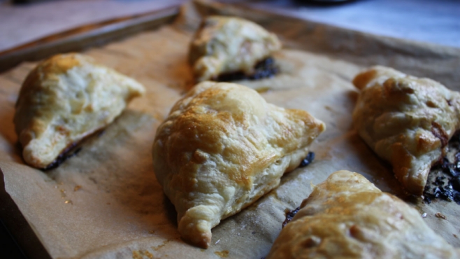 Apple, Brie and Pecan Turnovers