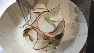 Roasted Cauliflower with Heirloom Apple and Tarragon
