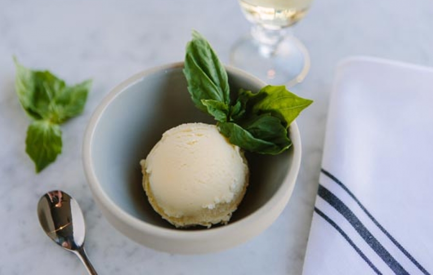 Basil Ice Cream