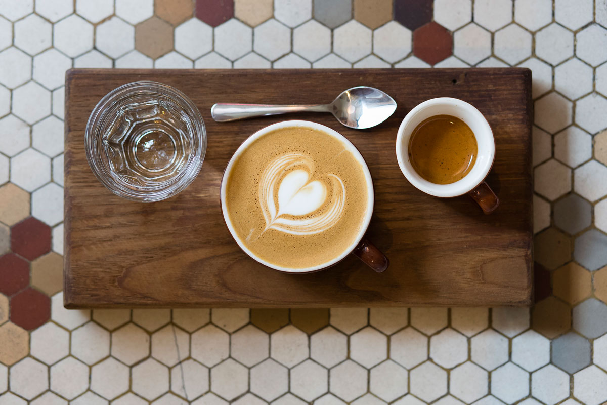 Artisan coffee at Dean Hotel