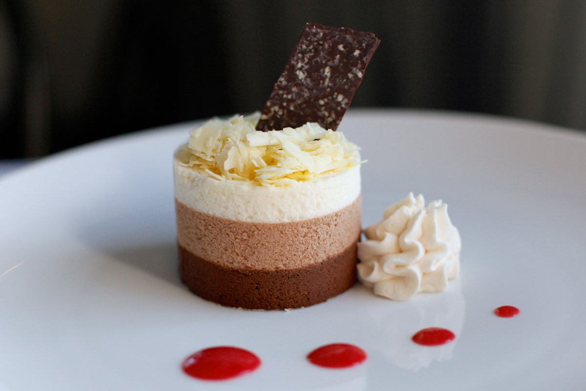 Chocolate mousse dessert